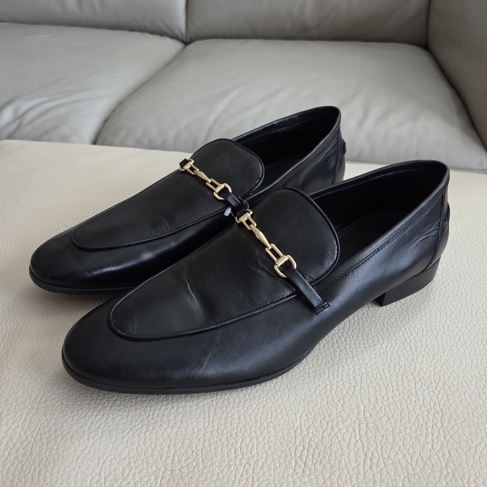 NWT - Zara Men's Leather Belgian Loafer - EU 45/US 12